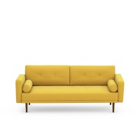 Диван-кровать 3-местный Tuske 3 мест. желтый LA REDOUTE INTERIEURS  фото, kupilegko.ru